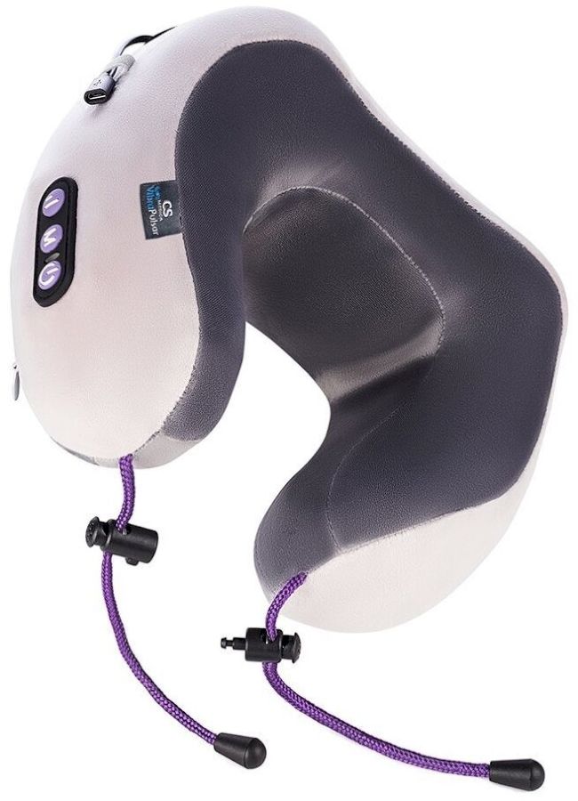 Подушка массажная роликовая беспроводная для шеи CS Medica VibraPulsar CS-cr4 DUAL RELAX