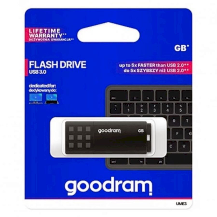 USB Flash GoodRAM 3.0 16Gb UME3 Black (UME3-0160K0R11)