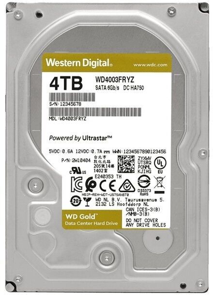 Жесткий диск Western Digital WD4003FRYZ