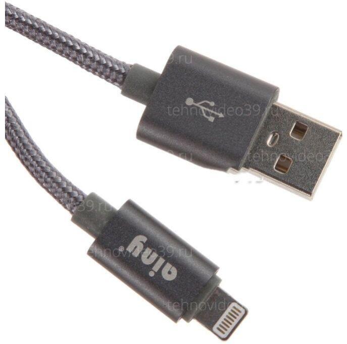 Кабель Ainy 8pin 1.0m тканевый серый (FA-060K) купить по низкой цене в интернет-магазине ТехноВидео