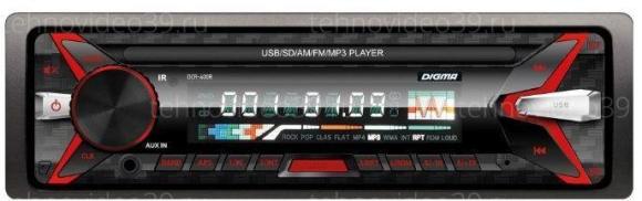 Автомагнитола Digma DCR-400R 1DIN купить по низкой цене в интернет-магазине ТехноВидео