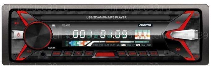 Автомагнитола Digma DCR-400R 1DIN купить по низкой цене в интернет-магазине ТехноВидео