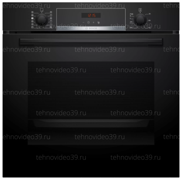 Духовой шкаф с добавлением пара Bosch HRA574BB0 чёрный купить по низкой цене в интернет-магазине ТехноВидео