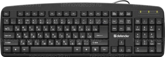 Клавиатура DEFENDER Office HB-910 RU,черный купить по низкой цене в интернет-магазине ТехноВидео
