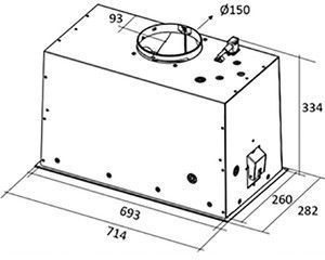 Вытяжка Elica Lane WH/A/72 (PRF0157394)