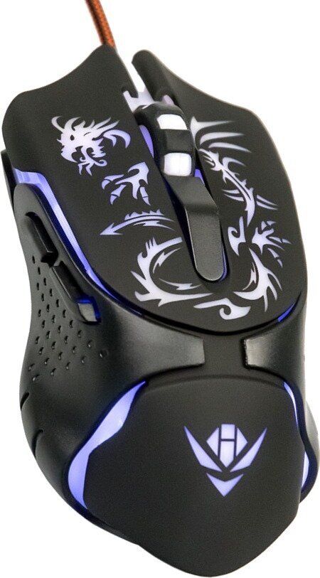 Мышь Dialog MOG-25U Nakatomi Gaming mouse-игровая, USB, черная