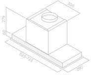 Вытяжка полновстраиваемая Elica Hidden 2.0 IXGL/A/60