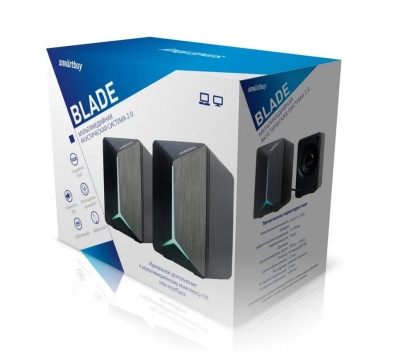 Акустическая система 2.0 Smartbuy BLADE, RGB-подсветка (SBA-4215/40)