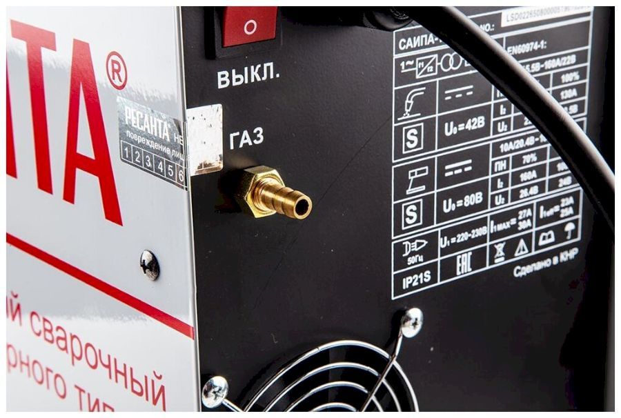 Сварочный полуавтомат Ресанта САИПА-165 (MIG/MAG) (65/8)
