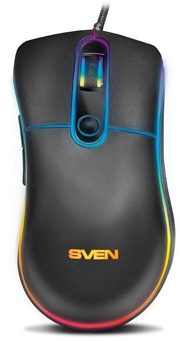 Игровая мышь Sven RX-G940 USB 600-6000 dpi black (SV-016395)
