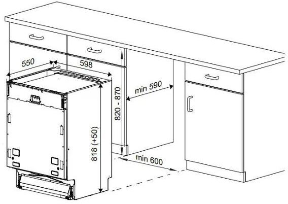 Встраиваемая посудомоечная машина Beko BDIN15360 (7698308377)