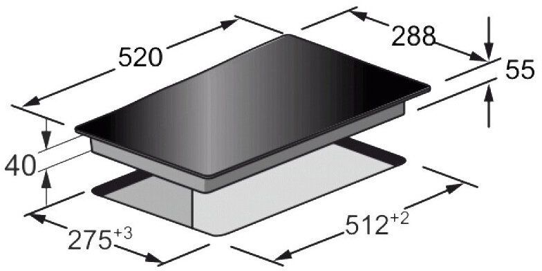 Индукционная варочная поверхность Kaiser KCT 3726 FI W