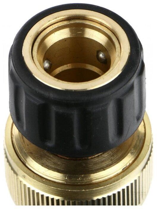 Латунный коннектор с аквастопом Karcher 3/4 (26450180)
