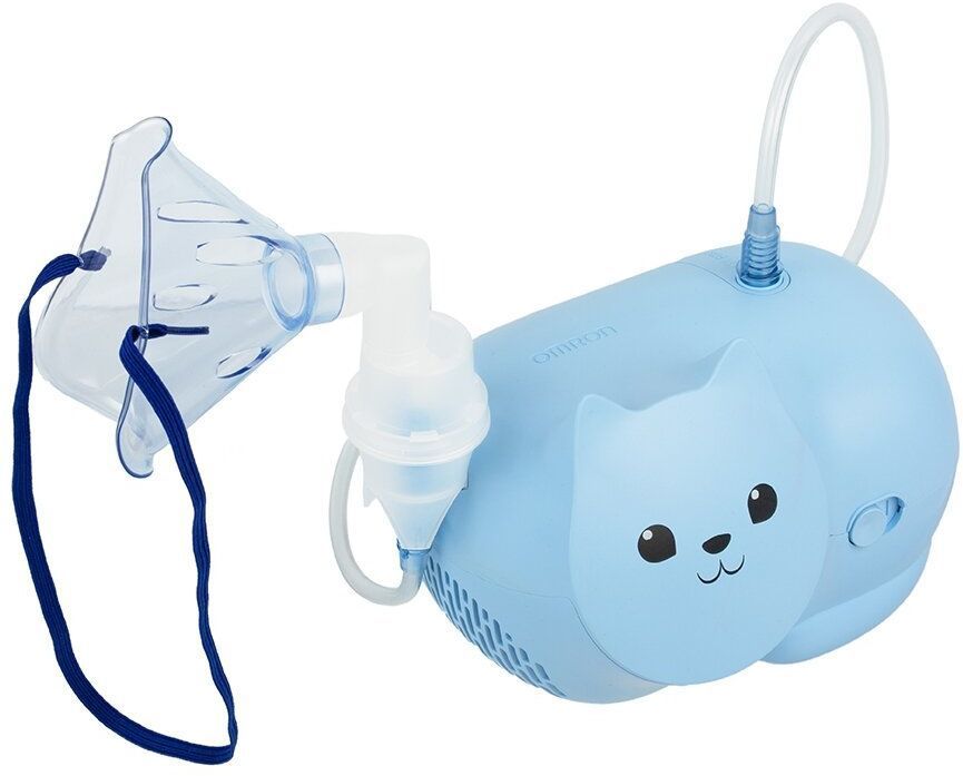 Ингалятор компрессорный Omron Neko Kat (KRU) детский (голубой)