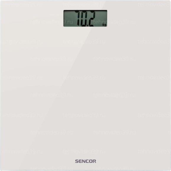 Весы напольные Sencor SBS 2301 WH белый купить по низкой цене в интернет-магазине ТехноВидео