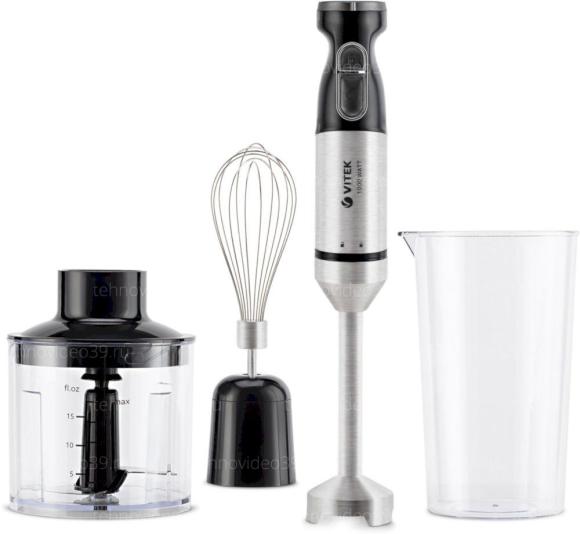 Блендер Vitek VT-8545 черный/серебристый купить по низкой цене в интернет-магазине ТехноВидео