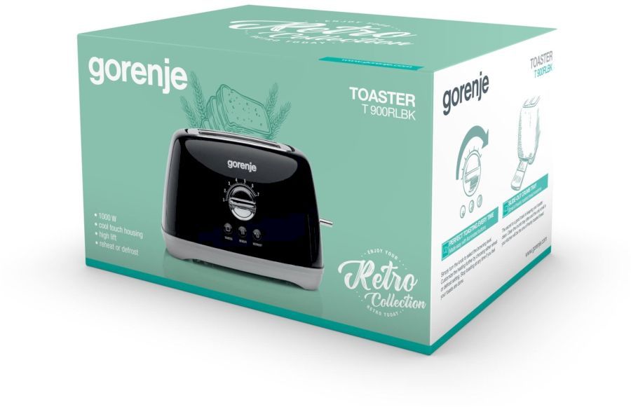 Тостер Gorenje T900RLBK черный