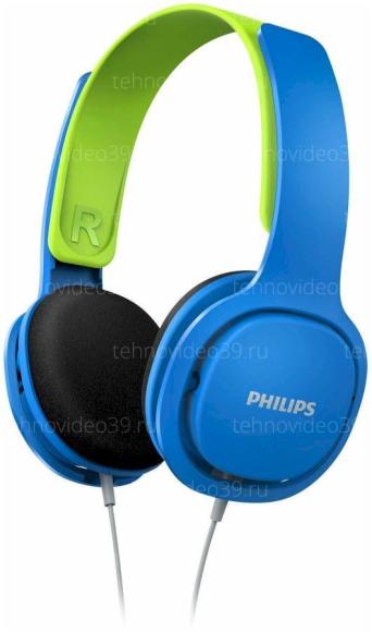 Наушники Philips SHK2000BL/00 синий/зеленый купить по низкой цене в интернет-магазине ТехноВидео