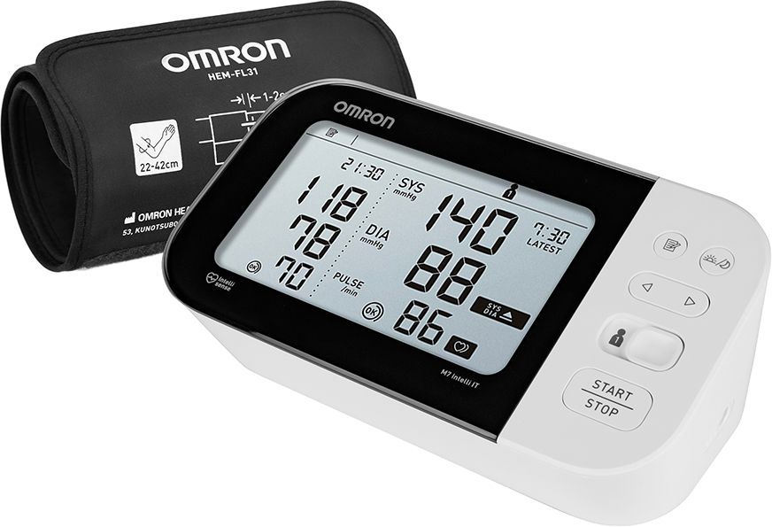 Измеритель артериального давления и частоты пульса автоматический Omron M7 Intelli IT (ALRU)