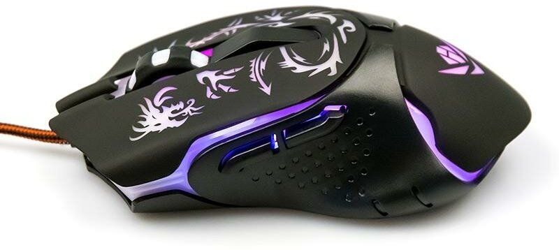 Мышь Dialog MOG-25U Nakatomi Gaming mouse-игровая, USB, черная