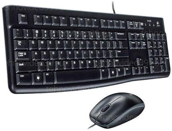 Комплект Logitech клавиатура+ мышь Desktop MK120 Black USB (920-002561) купить по низкой цене в интернет-магазине ТехноВидео