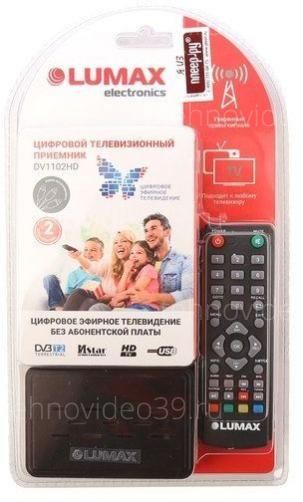Цифровой эфирный тюнер DVB-T2 LUMAX DV1102HD купить по низкой цене в интернет-магазине ТехноВидео