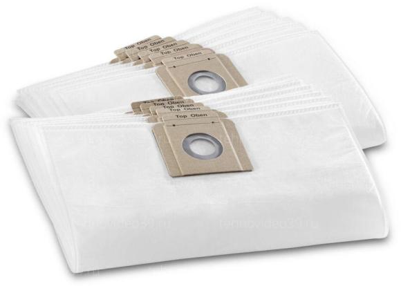 Фильтр-мешки Karcher флисовые для NT 20/1, 5 шт (69074690) купить по низкой цене в интернет-магазине ТехноВидео