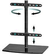 Подставка ONKRON PT3 чёрный, для - , поворот 54° (PT3-B)