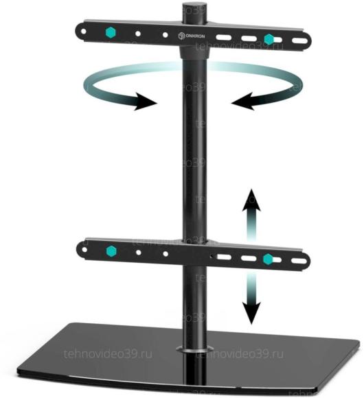Подставка ONKRON PT3 чёрный, для - , поворот 54° (PT3-B) купить по низкой цене в интернет-магазине ТехноВидео