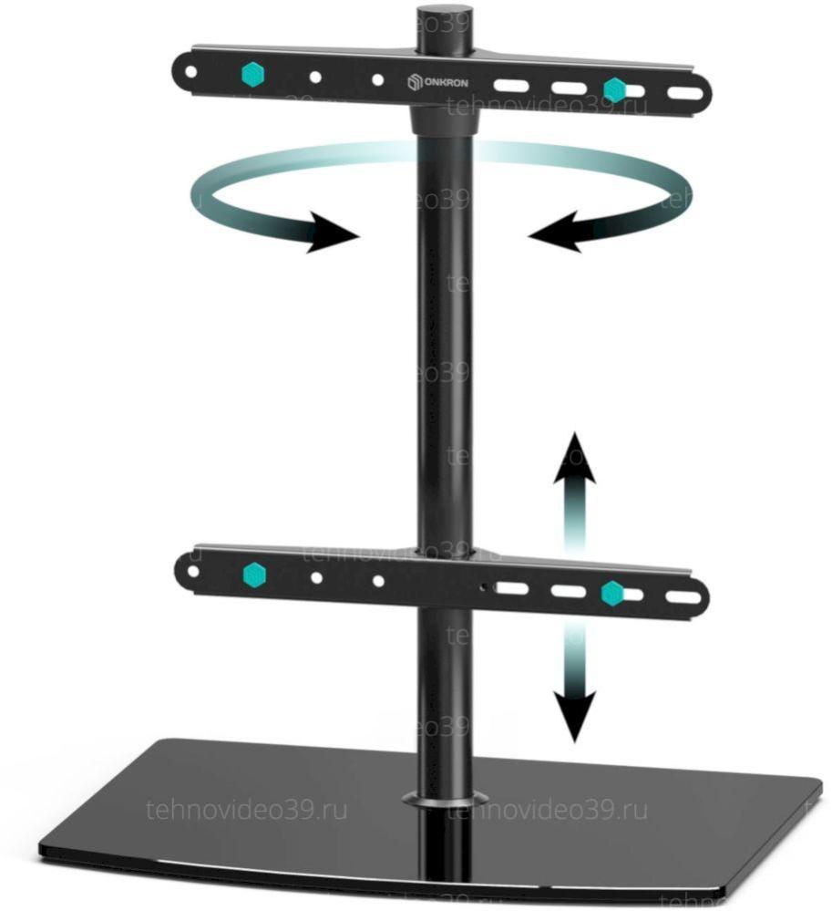 Подставка ONKRON PT3 чёрный, для - , поворот 54° (PT3-B) купить по низкой цене в интернет-магазине ТехноВидео