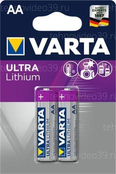 Батарейка Varta 6106 LITHIUM AA BL2 купить по низкой цене в интернет-магазине ТехноВидео