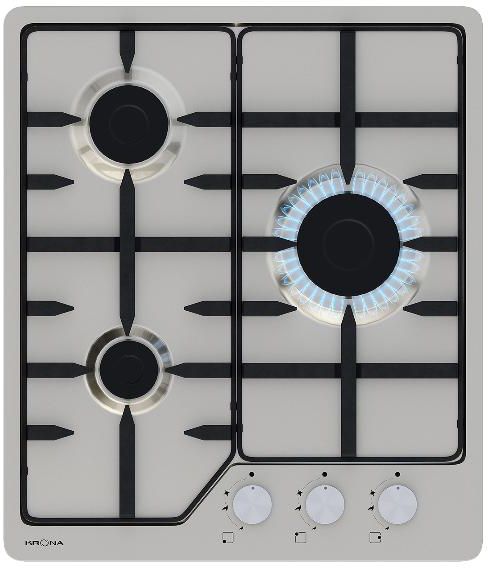 Газовая варочная поверхность Krona VOLLE 45 IX K (КА-00005288)