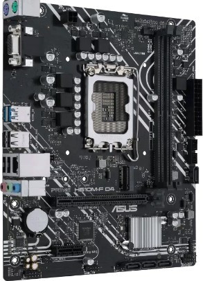 Материнская плата ASUS LGA1700 (Gen.12) (PRIME H610M-F D4) mATX. DDR4 LGA 1700, Intel H610, 2xDDR4