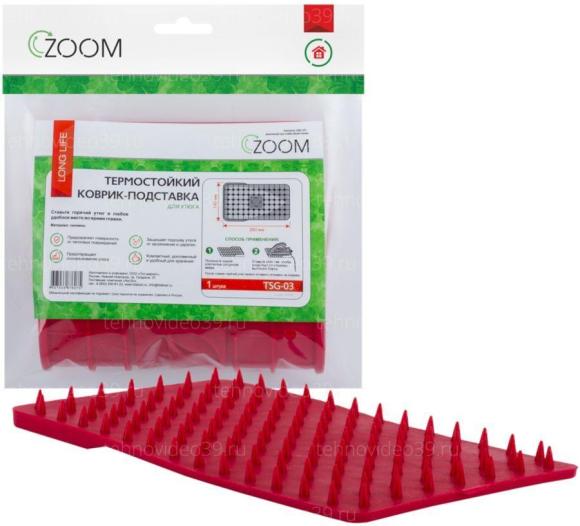 Коврик-подставка для утюга ZOOM Термостойкий. TSG-03 260х140 мм купить по низкой цене в интернет-магазине ТехноВидео