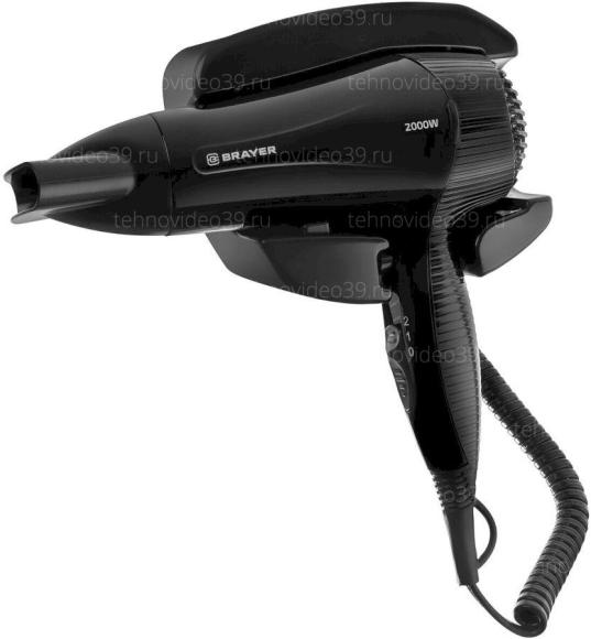 Фен Brayer BR3021BK, черный купить по низкой цене в интернет-магазине ТехноВидео