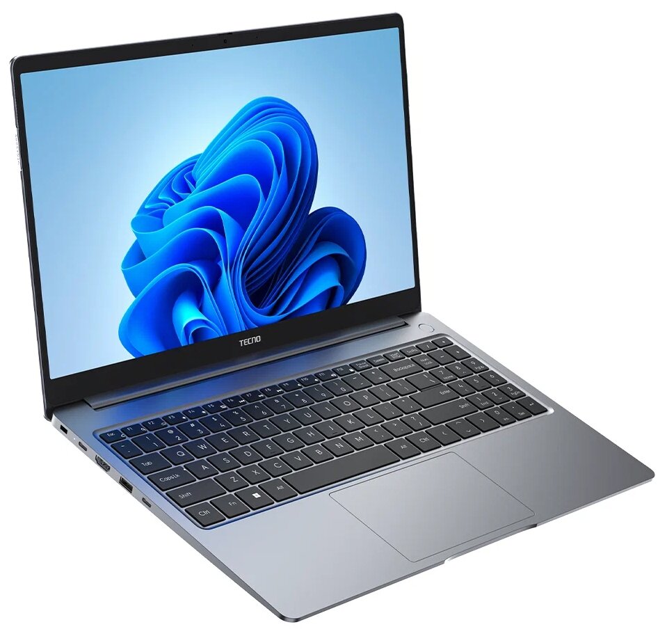 Ноутбук TECNO 15,6" T15DA / R5-5560U 16/512GB/DOS/ Space Grey/серый