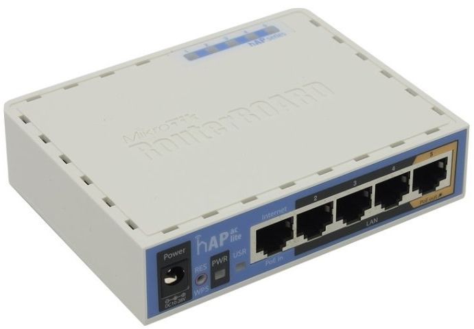 Маршрутизатор Mikrotik hAP ac lite (RB952Ui-5ac2nD)
