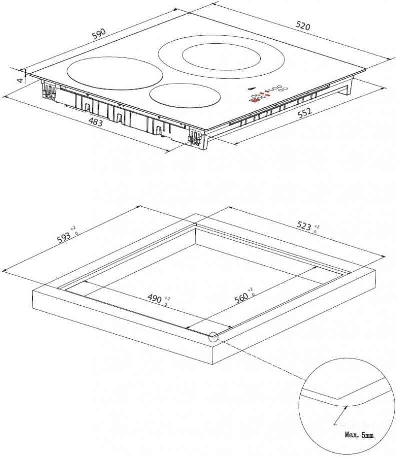Индукционная варочная поверхность Candy CI642C/E1
