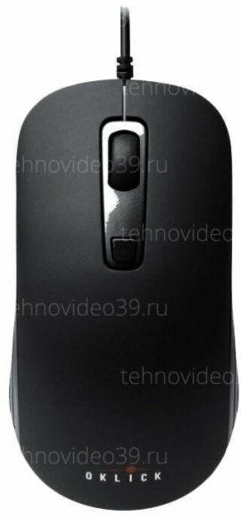 Мышь Оклик 155M черный оптическая (1600dpi) USB (3but) купить по низкой цене в интернет-магазине ТехноВидео