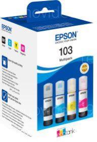 Контейнер комплект Epson 103 с чернилами CMYK 103 C13T00S64A купить по низкой цене в интернет-магазине ТехноВидео