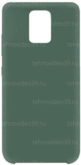Чехол-накладка для Xiaomi Redmi Note 9, силикон/бархат, зеленый купить по низкой цене в интернет-магазине ТехноВидео