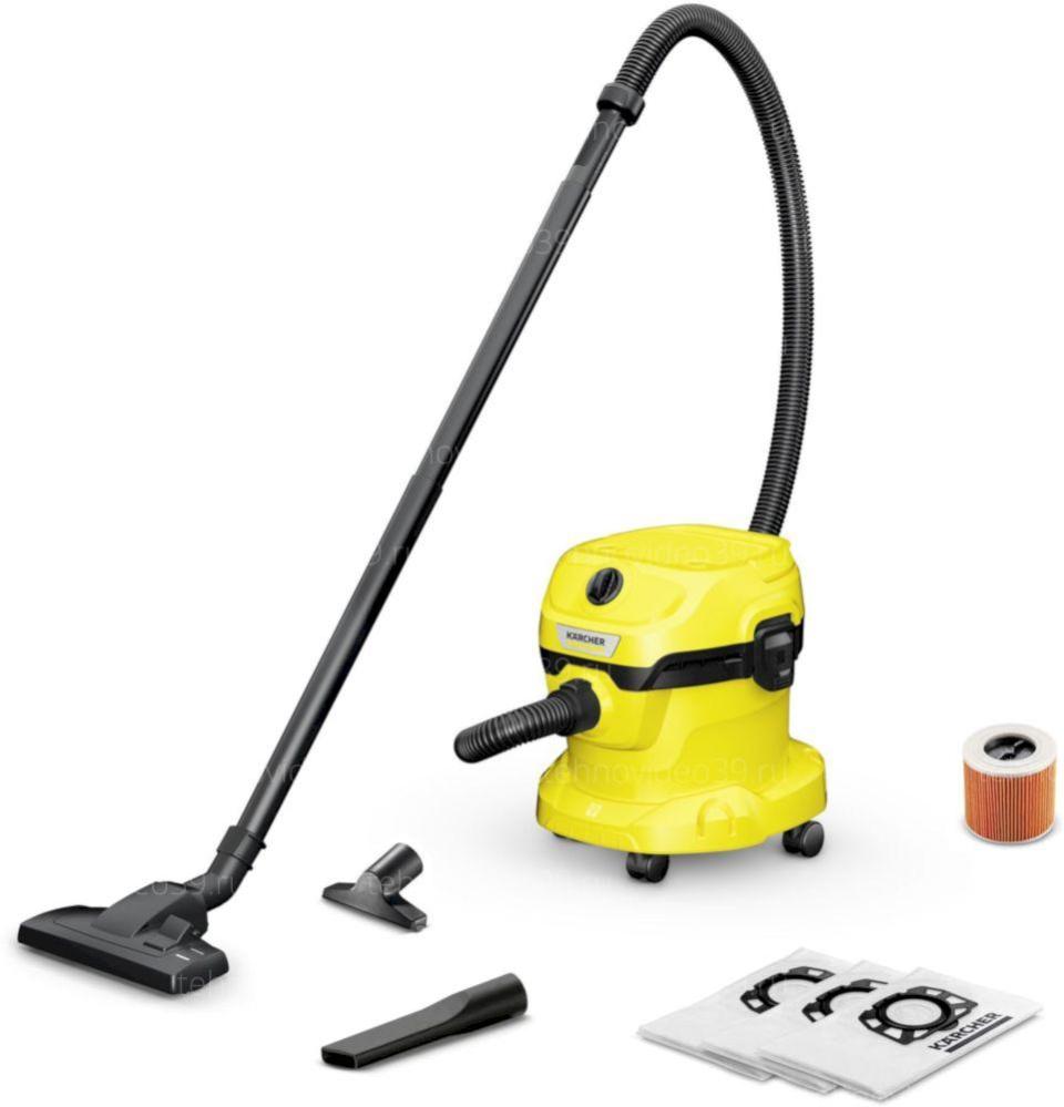 Хозяйственный пылесос Karcher WD 2 Plus V-12/6/18/C Home (16280120) купить по низкой цене в интернет-магазине ТехноВидео