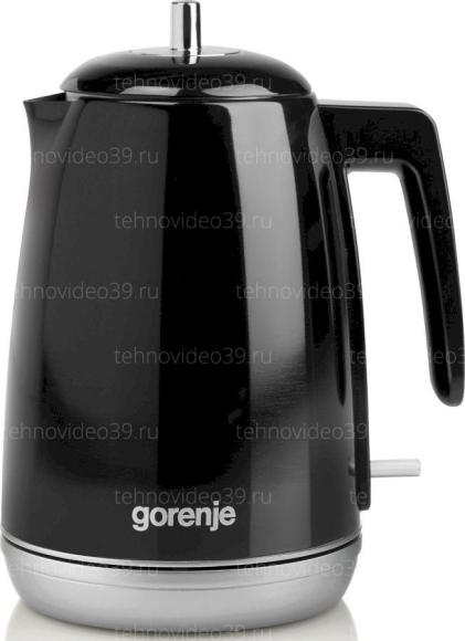 Электрический чайник Gorenje K 15RLBK черный купить по низкой цене в интернет-магазине ТехноВидео