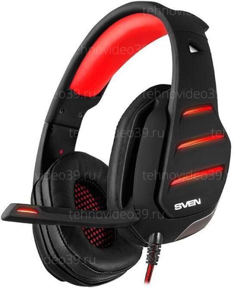 Гарнитура Sven AP-U997MV USB LED 7.1 black/red (SV-017507) купить по низкой цене в интернет-магазине ТехноВидео