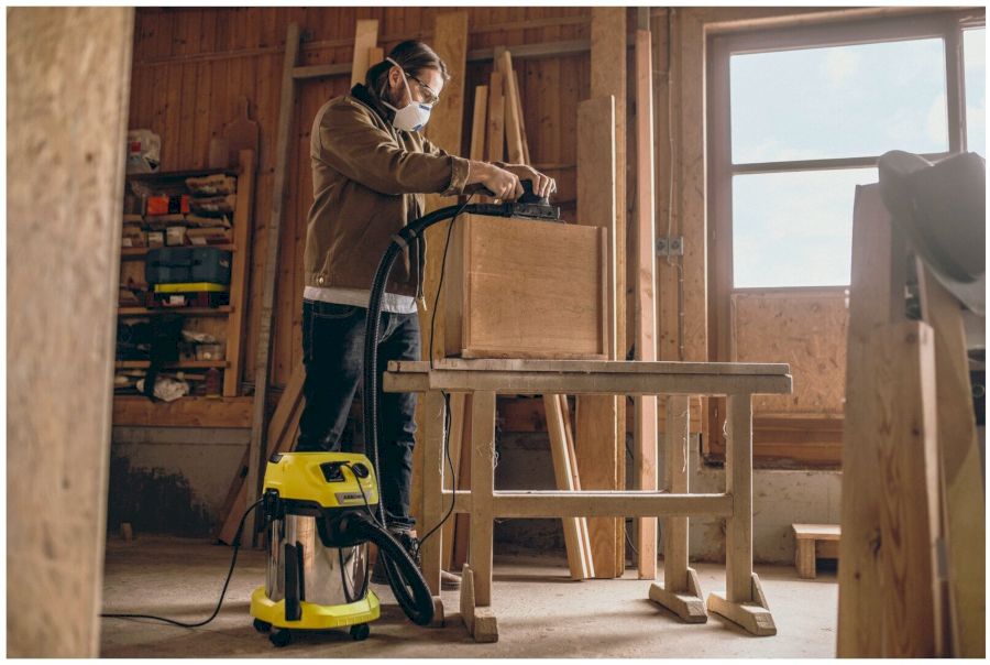 Профессиональный пылесос Karcher WD 3 P S V-17/4/20 серый (16281900)