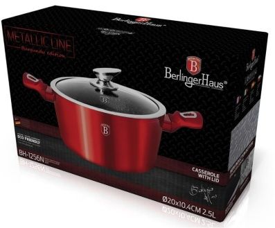 Кастрюля Berlinger Haus BH-1256N Burgundy Edition 2,5L