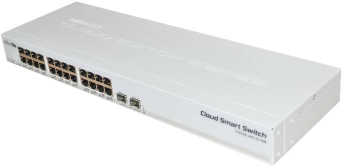 Коммутатор Mikrotik CSS326-24G-2S+RM