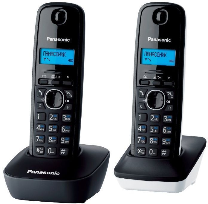 Телефон Panasonic KX-TG1612RUН 2 трубки