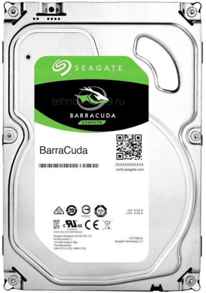 Жесткий диск 8000Gb Seagate Barracuda 256MB 5400rpm ST8000DM004 для систем видеонаблюдения купить по низкой цене в интернет-магазине ТехноВидео