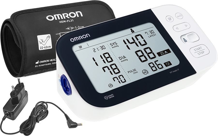 Измеритель артериального давления и частоты пульса автоматический Omron M7 Intelli IT (ALRU)